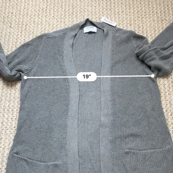 OLD NAVY | Open Front Long Cardigan Sweater Small Petite - Picture 16 of 16
